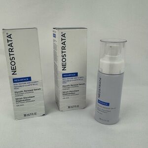Lot of 2 NeoStrata Resurface Glycolic Renewal Serum 10% AHA 30ml / 1oz New